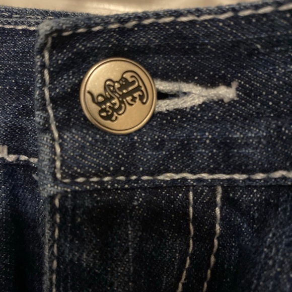 Y2K FUBU The Collection Wide Leg Jeans Unisex Size 18(29x31) - Picture 5 of 10